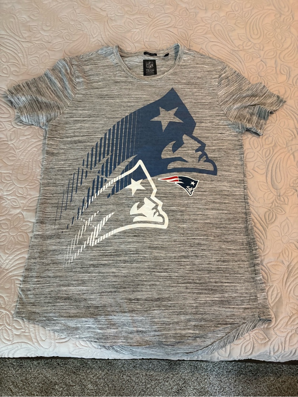 New England Patriots Longer Length TShirt By NFL Team Apparel